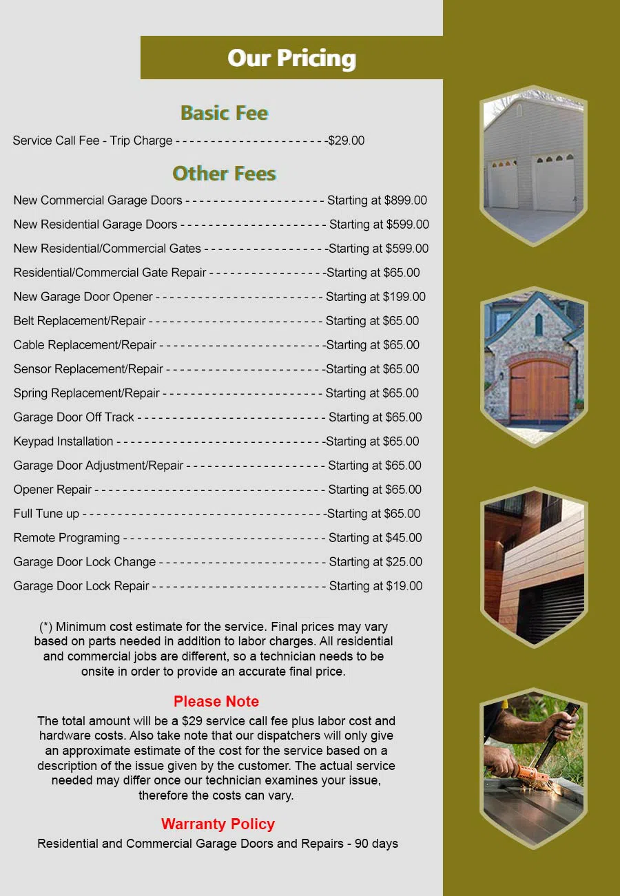 HighTech Garage Doors Terrell, TX 469-217-7549